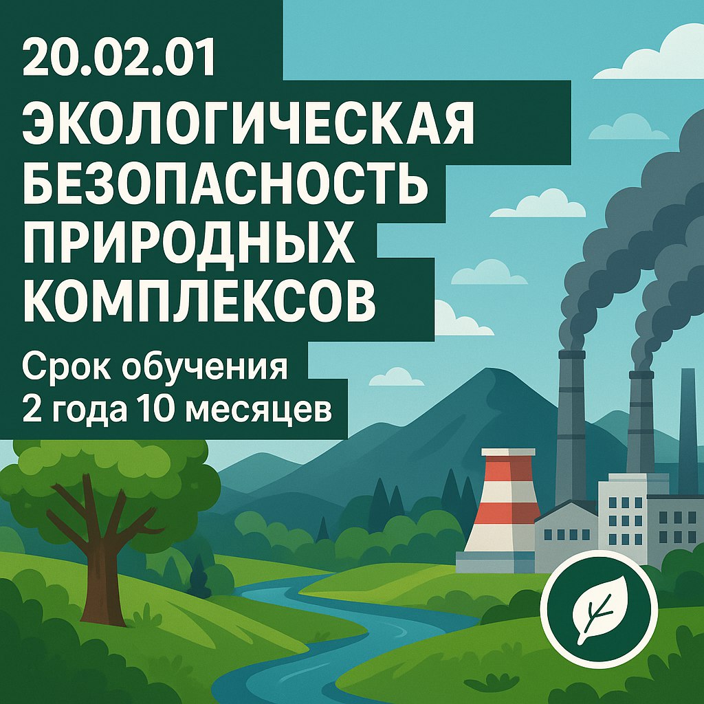 Специальность Экологическая безопасность
